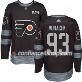 Adidas Maillot de Hockey Philadelphia Flyers Jakub Voracek 93 1917-2017 100th Anniversary Noir Authentic - Homme